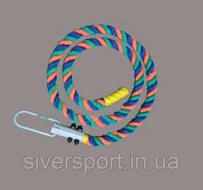 Канат для лазіння (діаметр 32), карабін SW-012, фото 1