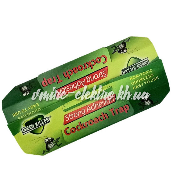 Клейова пастка для тарганів Green Killer (10 шт), фото 1