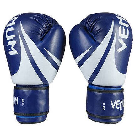 Боксерські рукавички сині  Venum DX-2145 розмір 10oz, фото 2