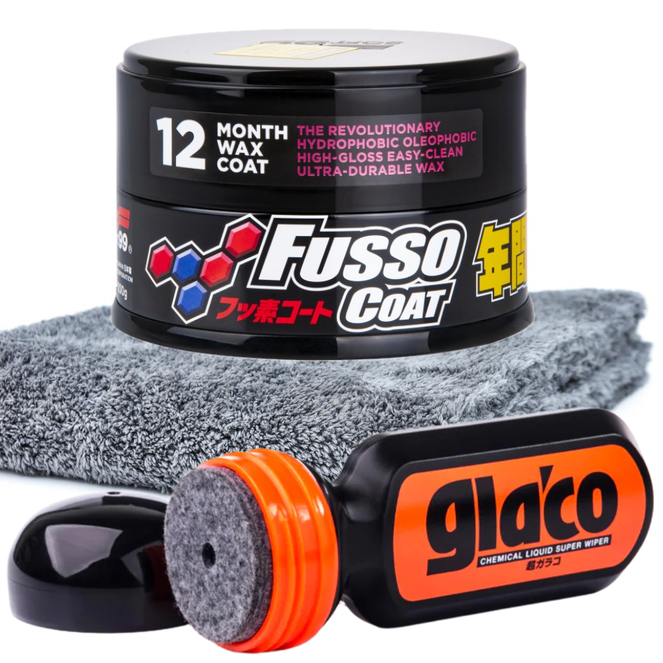 Набір для захисту кузова та скла на 12 міс Soft99 Fusso + Glaco Ultra