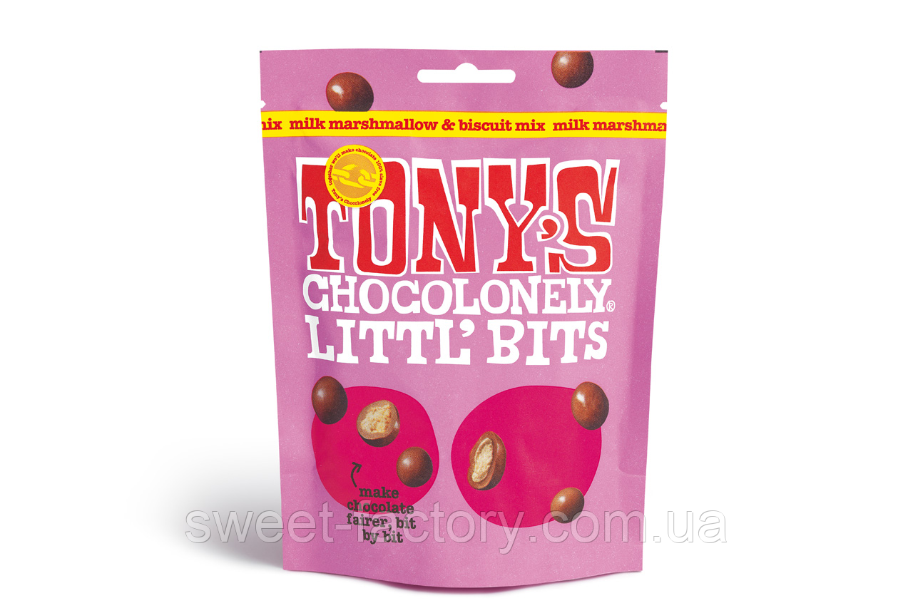 Tony's Chocolate Littl’ Bits Dark Orange Choco Cookie100g, фото 1