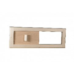 Засувка вентиляційна липа 365 x 125 мм для лазні та сауни