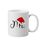 Чашка.Чашки для закоханих. Новорічні Mrs/Mr, фото 2