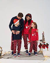 Піжама для хлопчика підлітка новорічнийподарунок  Різдвяний настрій Nicoletta Family look  89923, фото 2