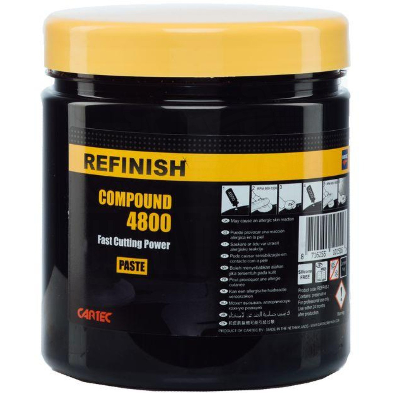 Полірувальна паста Cartec Compround 4800 - 1 кг, фото 1