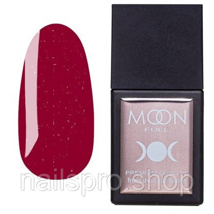 Кольорова база MOON FULL Amazing Color Base №3006 червоний з дрібним шиммером, 12 мл, фото 1