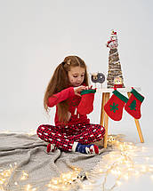 Піжама для дівчинки підлітка новорічнийподарунок  Різдвяний настрій Nicoletta Family look  95194, фото 3
