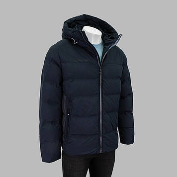 Куртка чоловіча BLACK VINYL (зимова) C23-1755C Т.СИНЯ 100% поліестер. Утеплювач: Біо пух 54(Р)