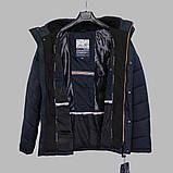 Куртка чоловіча INDACO (зимова) IC1233C Т.СИНЯЯ 100% поліестер. Утеплювач: Біо пух 48(Р), фото 6