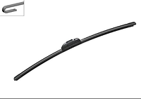 Стеклоочиститель щетка дворник автомобильный бескаркасный крепление крючок 550 мм BOSCH AEROTWIN (3397008842)