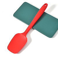 Кухонна силіконова лопатка цілісна 27 см Червона