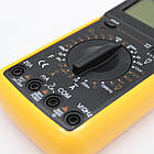 Цифровий мультиметр DT-9208A / Універсальний портативний мультиметр / Мультиметр-тестер напруги, фото 3