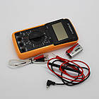 Цифровий мультиметр DT-9208A / Універсальний портативний мультиметр / Мультиметр-тестер напруги, фото 6