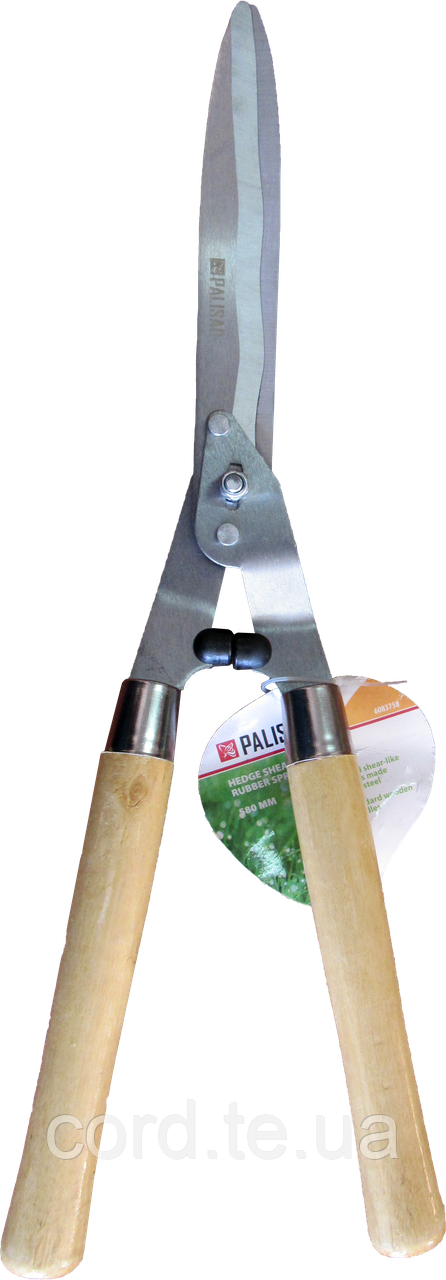 Ножиці для кущів з дерев'яними ручками 520 мм "Polisad"