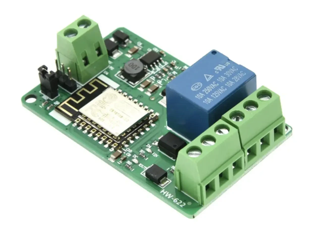 Релейний модуль 5-26 В на ESP8266 ESP-12F Wi-F Wi тригерний HW-622, фото 1