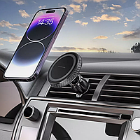 Держатель для авто Proove Carbon Magnetic Air Outlet Car Mount автодержатель для телефона на магните Черный