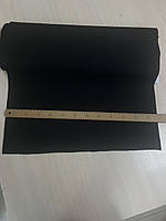 Ткань Кашкорсе, трикотажная резинка, рибана, черный, плотность 320 г/м2