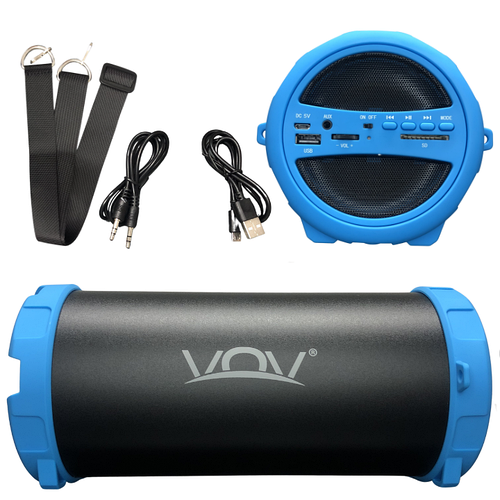 Аккумуляторная блютуз колонка VOV-S11BK музыкальная колонка переносная ...