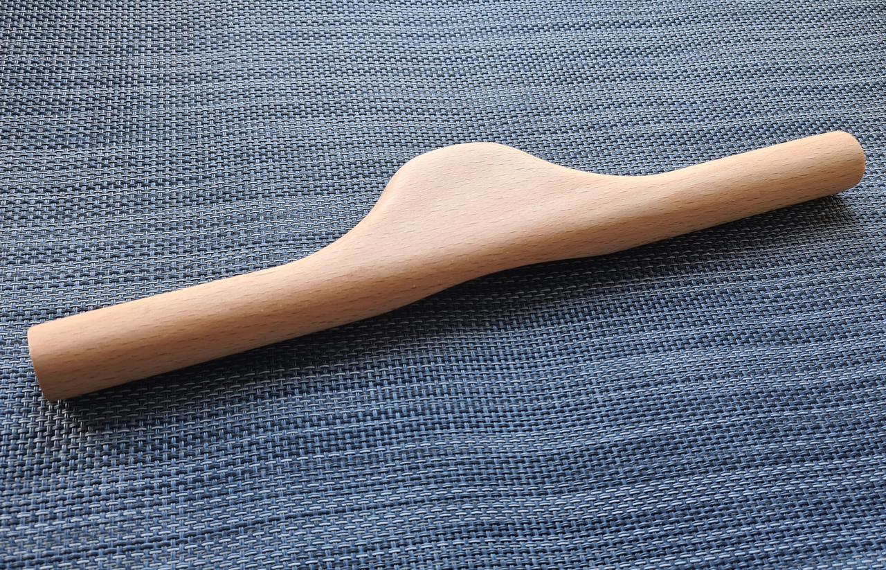 Дерев'яний гуаша масажер 30 см, фото 1