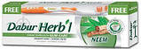 Зубна паста Ним - Dabur Herb'l Neem, 150г / Дабур Строк до 06/2026, фото 3