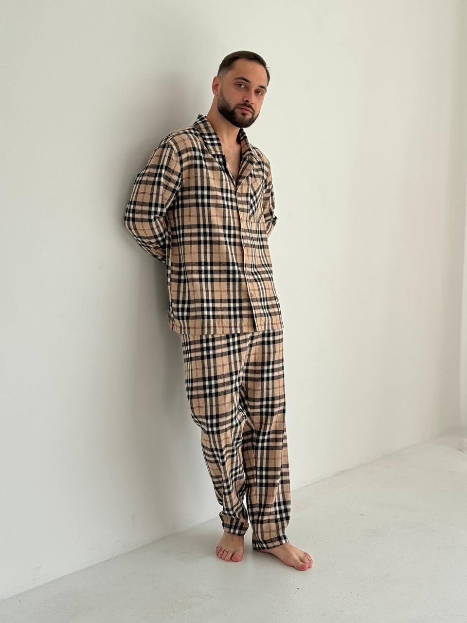 Піжами для чоловіків. Одяг для дому і відпочинку. Домашній костюм зі штанами., фото 1