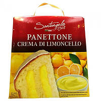 Панеттоне лимончелло Panettone Santangelo alla crema di limoncello 908 г