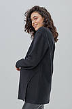 Туніка для вагітних та годування OLIVE TN-43.011 чорна, фото 8
