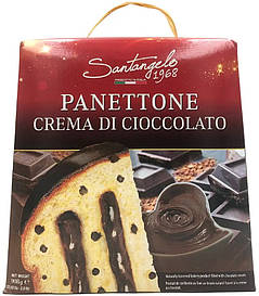 Панеттоне з шоколадом Panettone Santangelo alla crema di cioccolato 908 г