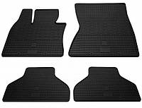 Гумові килимки в салон для BMW X6 (E71) (2008-2014) комплект з 4 штук (Stingray)
