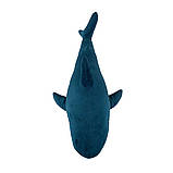 Іграшка плюшева Акула бірюзова, 50 см, фото 7