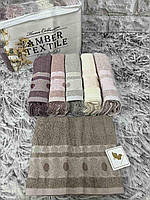 Рушник Amber textile Туреччина  Тканина махра  Розмір 50* 90см