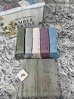Рушник Amber textile Туреччина  Тканина махра  Розмір 50* 90см