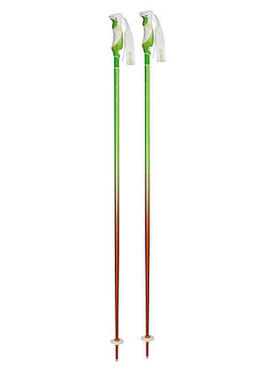 Палиці гірськолижні Komperdell Rebellution 2 Ski Poles 130 см (18 мм) Tone Green/Orange, фото 3