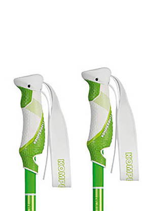Палиці гірськолижні Komperdell Rebellution 2 Ski Poles 130 см (18 мм) Tone Green/Orange, фото 4