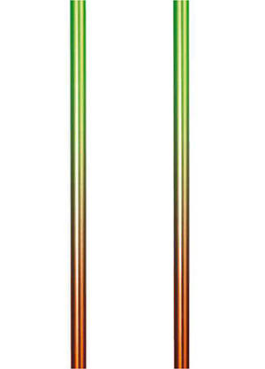 Палиці гірськолижні Komperdell Rebellution 2 Ski Poles 130 см (18 мм) Tone Green/Orange, фото 5