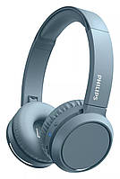 Наушники On-ear Philips TAH4205 BT 5.0, SBC, Wireless, Mic, Синий