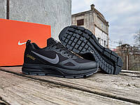 Мужские термо кроссовки Nike Air Relentless 26 Gore-Tex Black Gray черные с серым водонепроницаемые