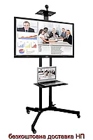 Стойка презентационная для плазм и жк 37"-70" ITECHmount T1028B #напольная стойка для проектора #мебель для тв