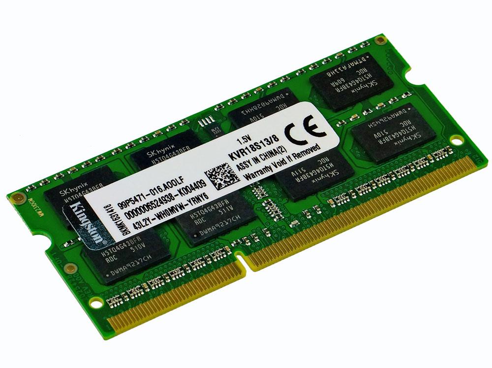 DDR3 8Gb 1866MHz для ноутбука - SoDIMM KVR18S13/8 оперативна пам'ять PC3-14900 1.5v 8192MB, фото 1
