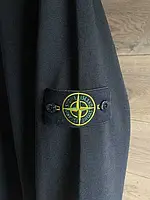 Мужской черный свитшот Stone Island / Стоник Стон Айленд