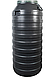 Бочка пластикова 120 л технічна чорна бідон широка горловина-бочка для води, фото 2