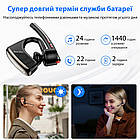 Гарнітура Bluetooth навушник вкладка блютуз 5.2 New Bee M50С Black-Brown + кейс-футляр, фото 6