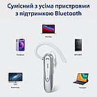 Гарнітура Bluetooth навушник вкладка блютуз 5.0 New Bee LC-B45C White + кейс-чохол, фото 5