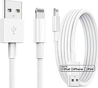 Кабель для зарядки iPhone, с разъемом Apple Lightning to USB, длина 1 м