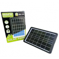 Портативна сонячна панель GDSUPER GD-100 8W (тільки опт)