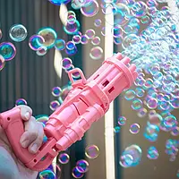 Дитячий автоматичний пістолет для мильних бульбашок Bubble Gun Blaste. (тільки опт)