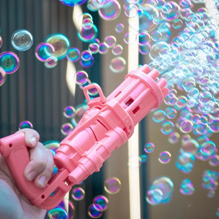 Дитячий автоматичний пістолет для мильних бульбашок Bubble Gun Blaste. (тільки опт) - фото 1 - id-p2028442964