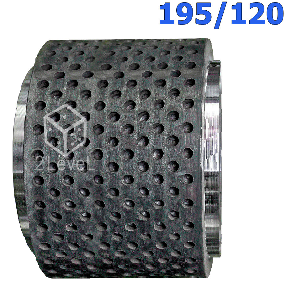 Широка перфо обічайка D195/120 ролика ОГМ-1,5 Перфораційна обичайка ОГМ 1.5 Обичайка прес ролера ОГМ, фото 1