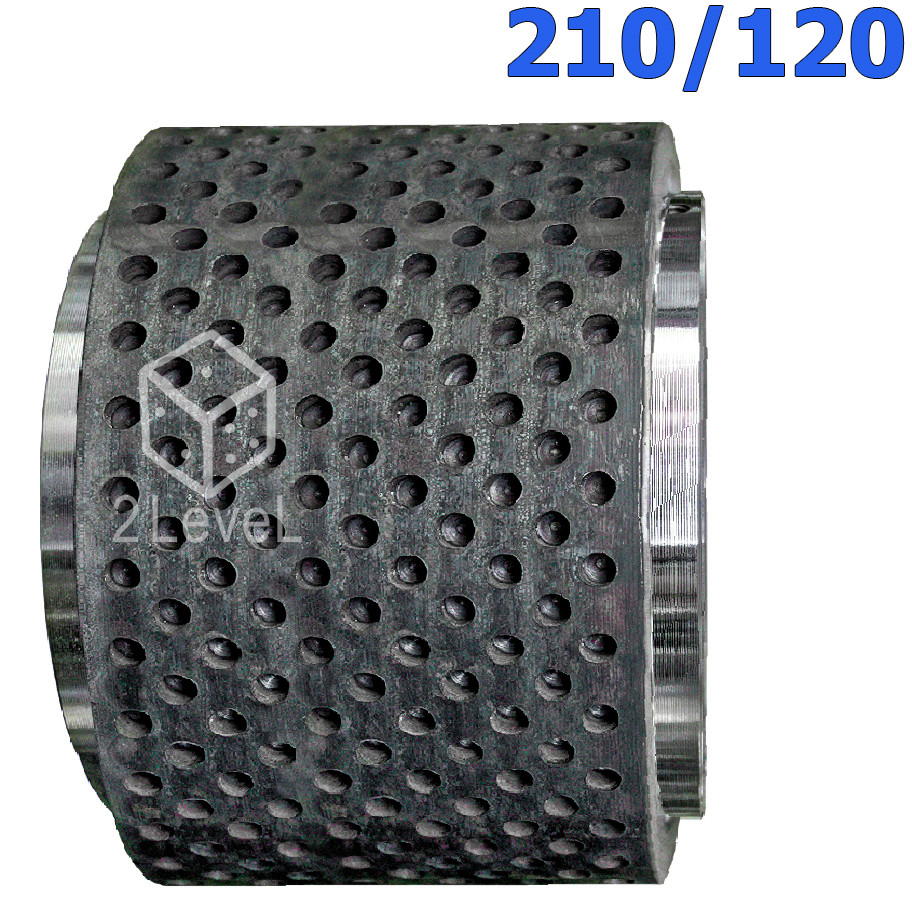 Широка перфо обічайка 210/120 ролика ОГМ-1,5 Перфораційна обичайка ОГМ 1.5 Обичайка прес ролера ОГМ, фото 1