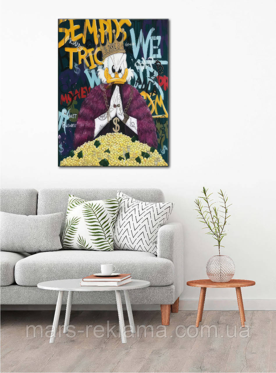 Інтер'єрна картина Скрудж МакДак, фото 1